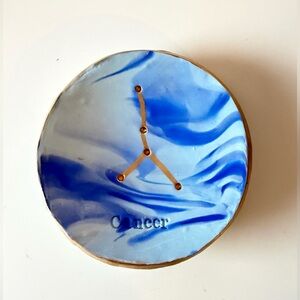 Handmade Cancer Clay Trinket Dish